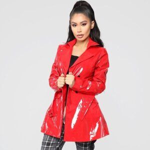 NWT Fashion Nova Shook You Up Belted Jacket - Size M